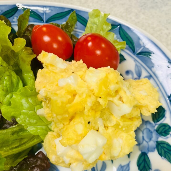 ハンバーグの付け合せに簡単ポテトサラダ